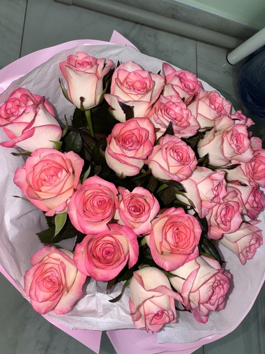 Букет цветы 25 штук 5000 теңге Свежый 1 сағат алдын келген