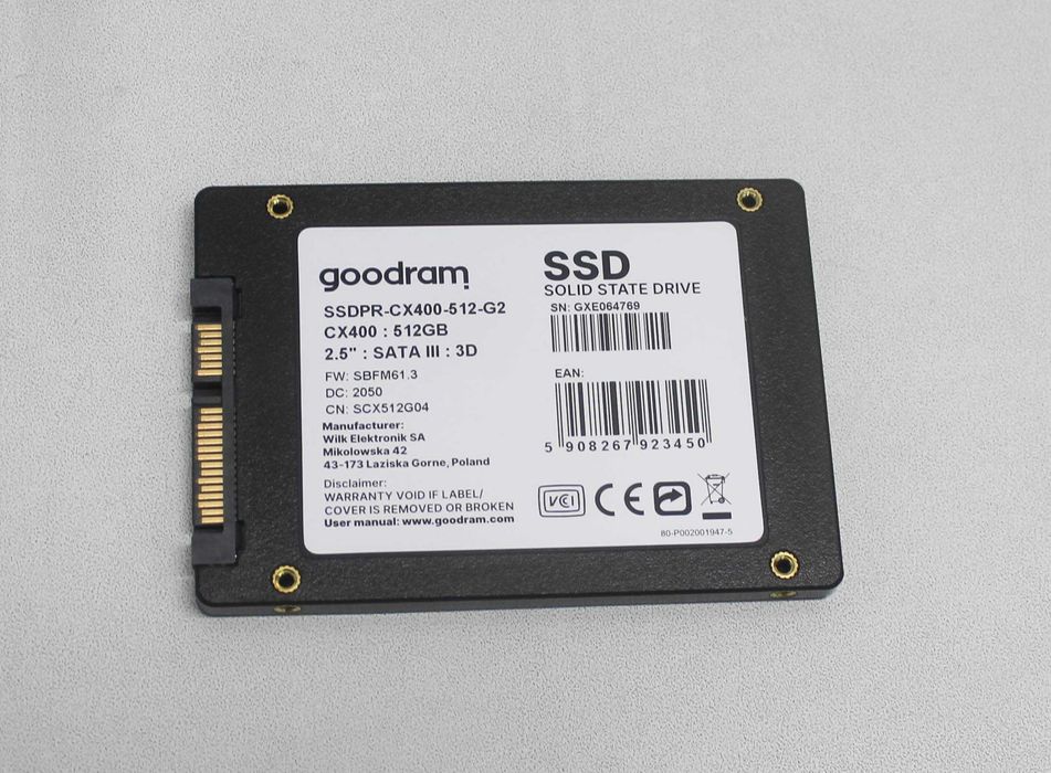 Ssd Goodram 512 gb