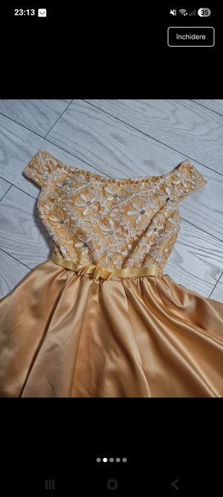 Rochie dama aurie