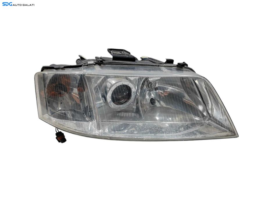 Far Dreapta cu Lupa si Xenon Audi A6 C5 1997 - 2004 Cod 08141102R 084461113R (Xenon Aftermarket si Ureche Lipsa) [L6248]