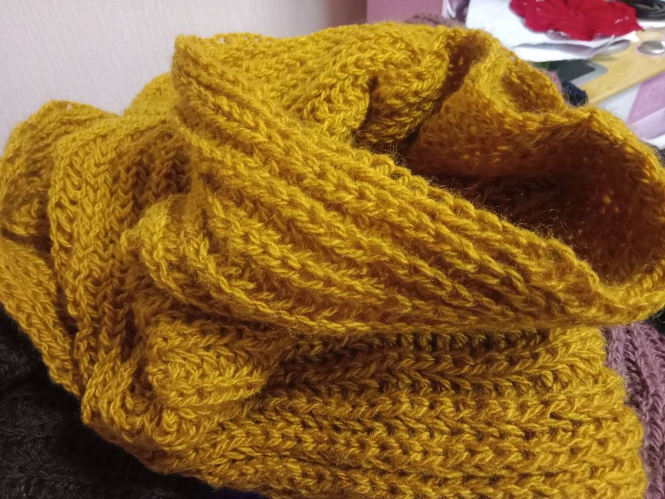 Шарфы снут ручная вязка
