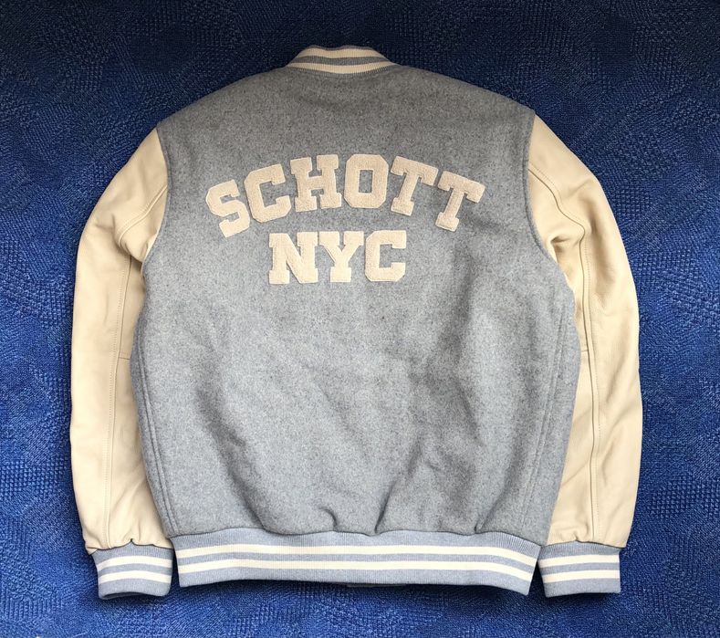 Schott NYC Varsity Jacket ОРИГИНАЛНО мъжко яке - XL