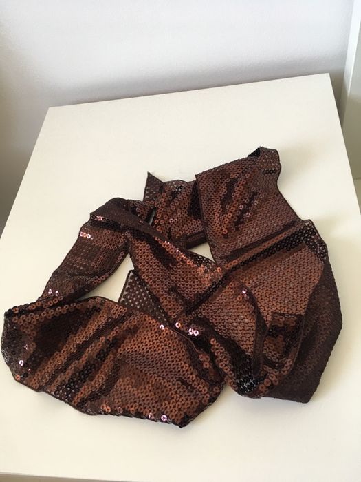 Esarfa maro cu paiete, de seara