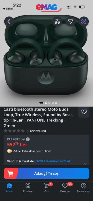 Casti motorola buds loop