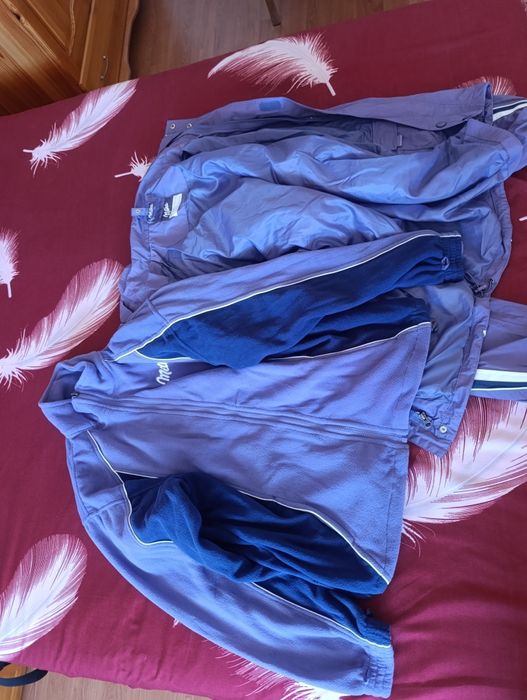 Зимно ски яке със свалящ се полар