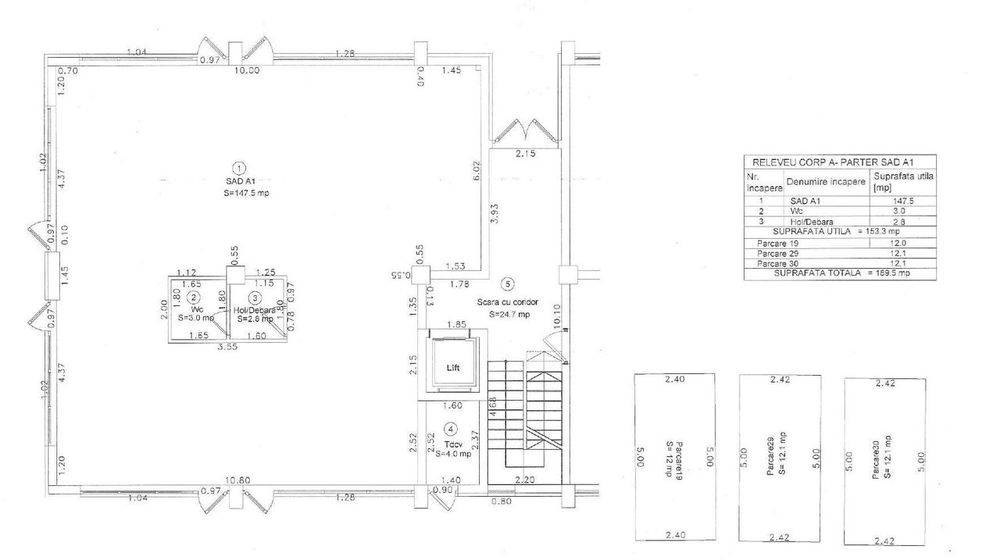 Spatii comerciale cu suprafete intre 60 - 153 mp - Comision 0%