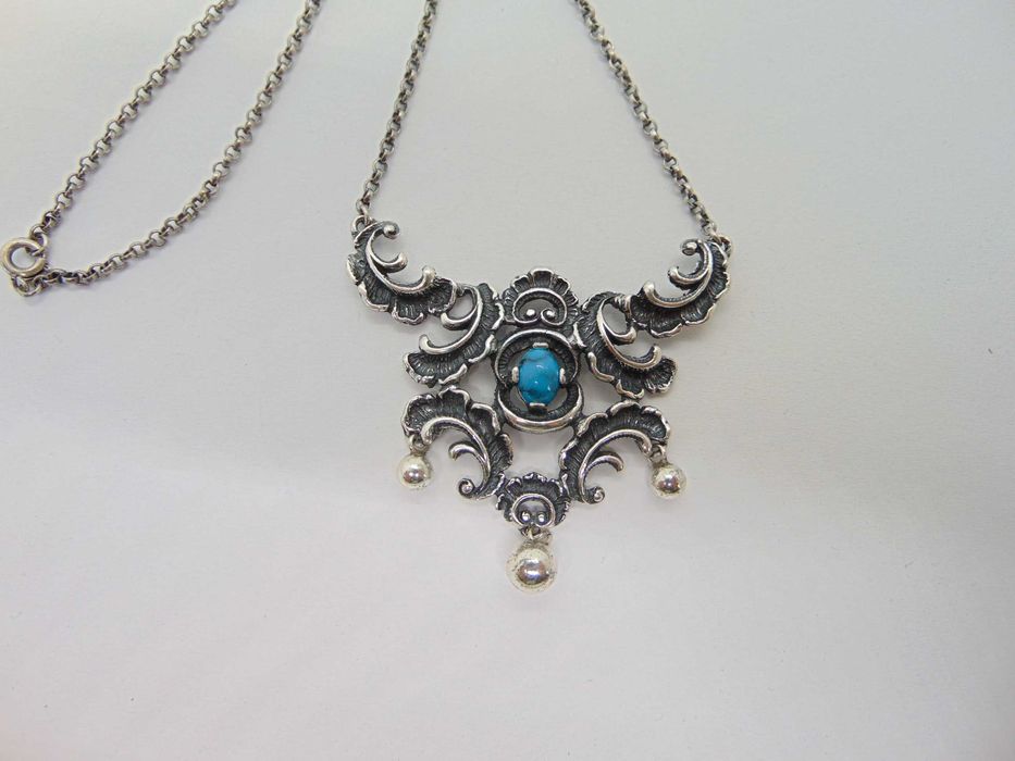 Colier din argint si turcoaz Teka Theodor Klotz