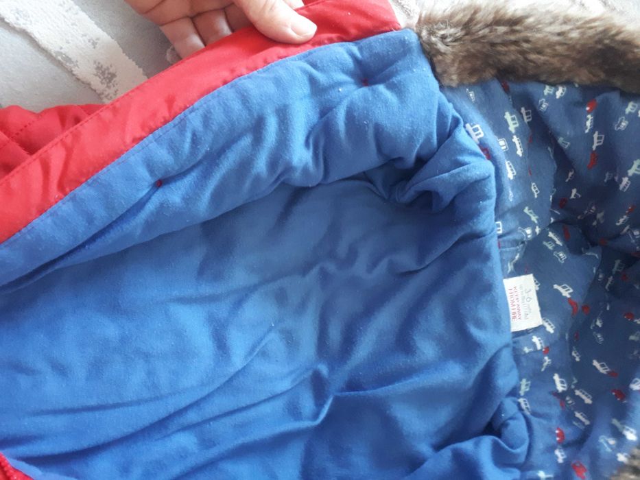 Памучен бебешки космонавт от 3 до 6 месеца