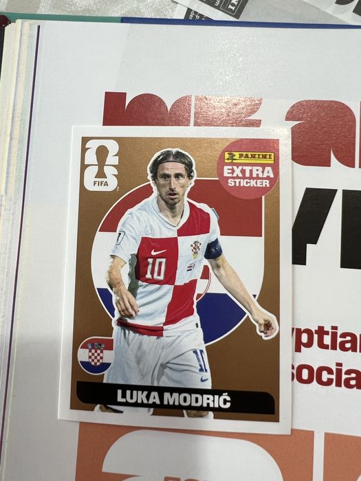 Luca Modric extra sticker bronze