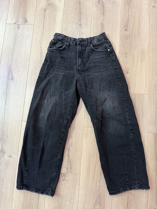 черни широки дънки Zara