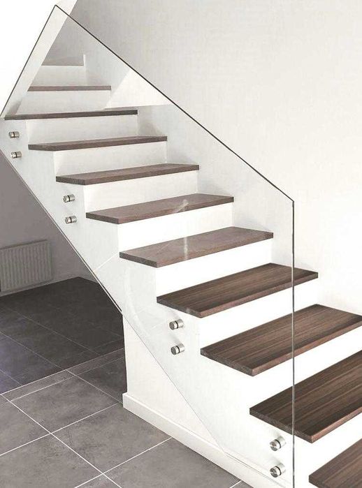 Balustrada de sticla cu conectori