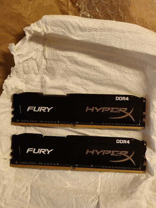 DDR4 16gb RAM Fury HyperX Kingston 2666mhz cl15