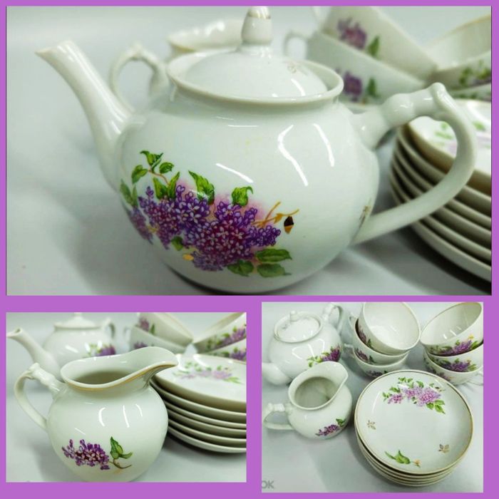 Чайные сервизы,ЛФЗ, Дулево
