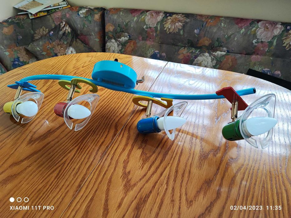 Детски абажур с цифри