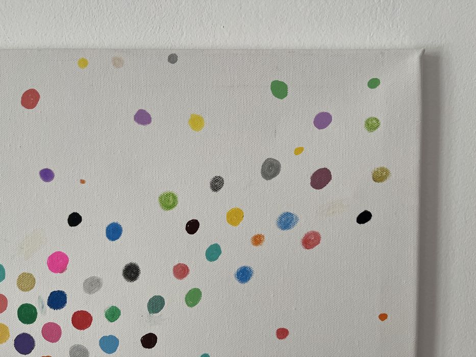 Stardust acrylic on canvas 50 x 70 cm Artist Anonymous