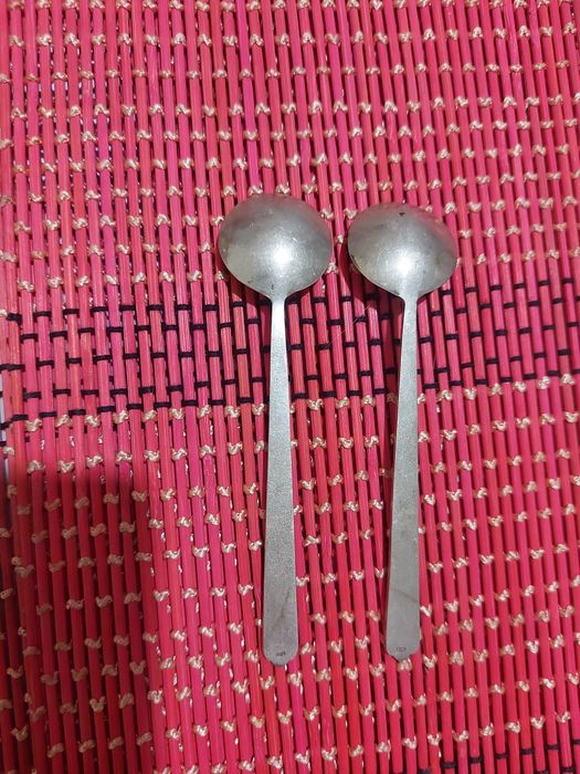 Мельхиоровые чайные ложки.
