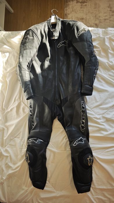 Costum Moto Piele Naturala Alpinestars One Piece EUR 54 / USA 44