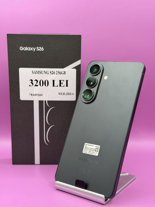 Samsung S26 256GB NOU •Matei Amanet Margeanului•7834