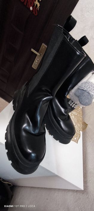 Дамски Zara  естествена кожа