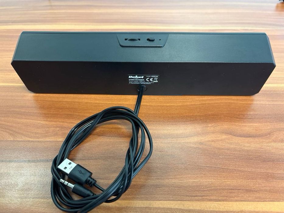 Boxa Soundbar PC REBEL 2x3W KOM1165, Alimentare USB