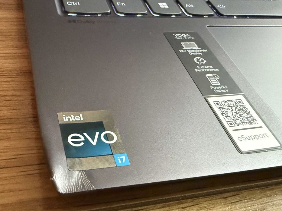 2.8k 90Hz Yoga 7 Slim Pro`Core i7-1260P/16GB DDR5/512GB SSD/Бат 10ч