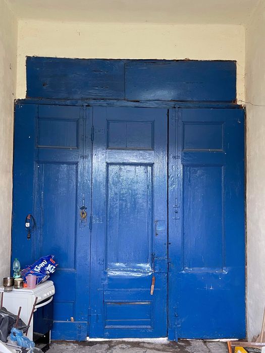 Poarta de lemn masiv