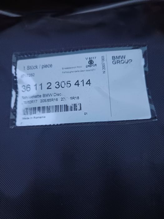 Lanturi pentru BMW antiderapante nefolosite