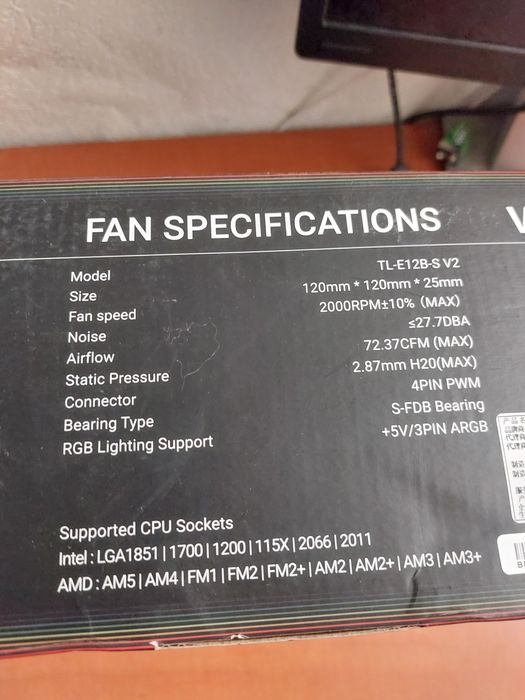 Cooler cpu watercool  argb mirror,240mm nou la cutie,multisocket,blk!