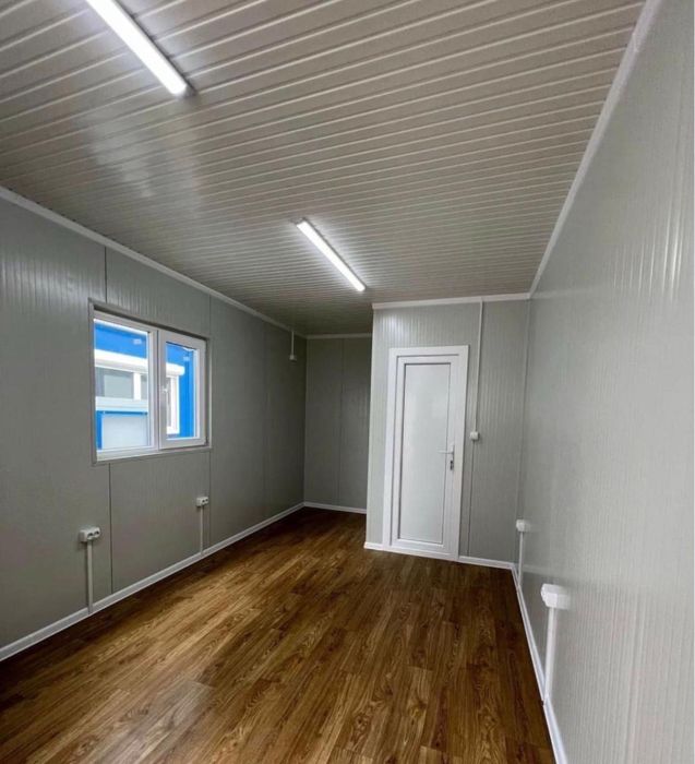 Vand containere modulare de santier cu grup sanitar complet birou paza