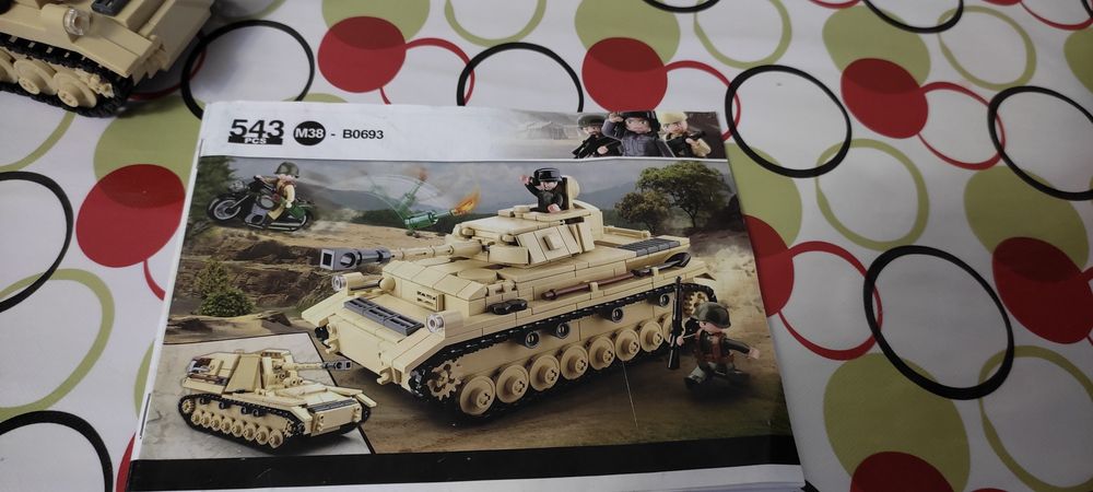 Детский конструктор Танк