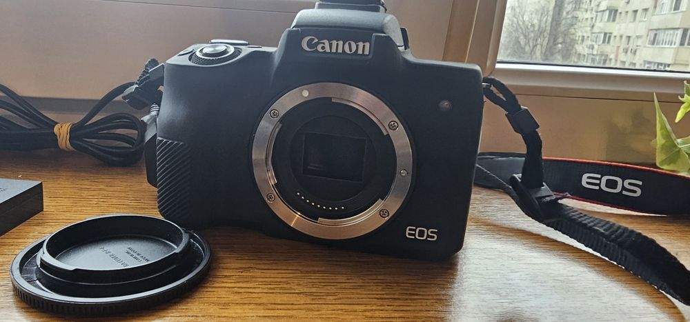 Canon m50 mark2+ 2 obiective +gymbal+brat articulat