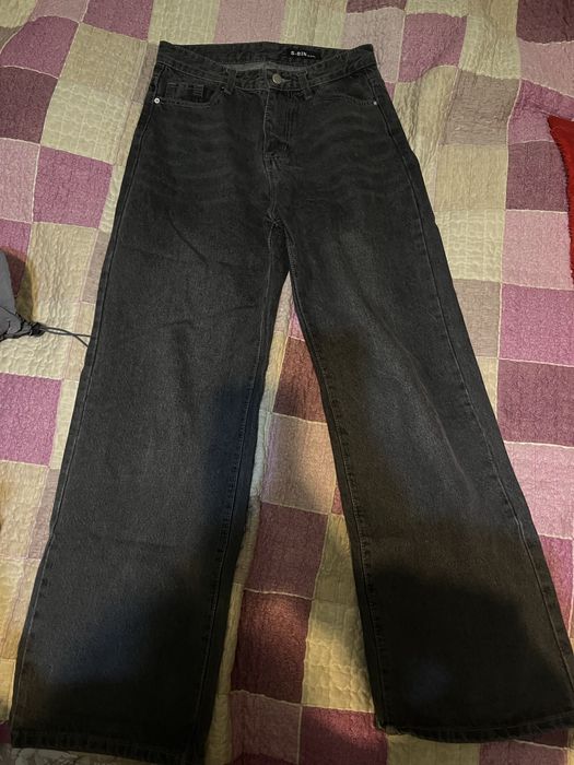 Wide leg jeans на высокой посадки