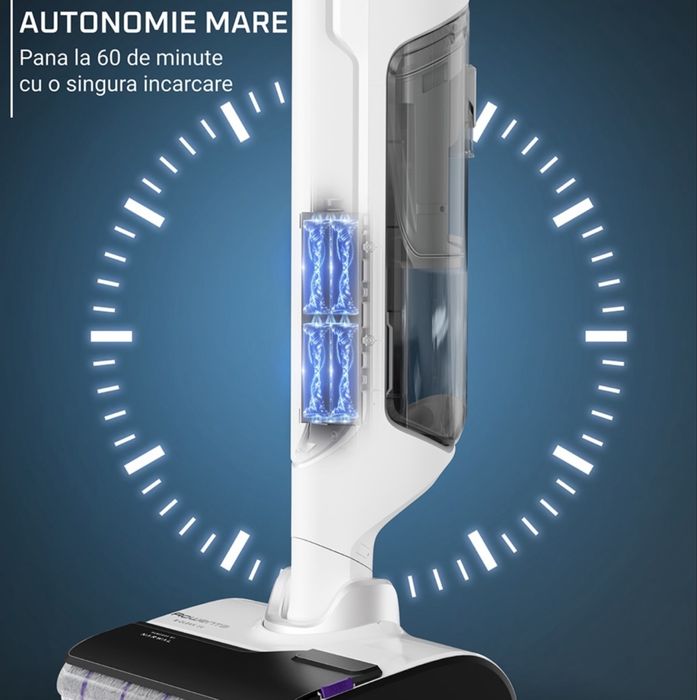 Aspirator vertical cu spalare ROWENTA All In One X-Clean 10