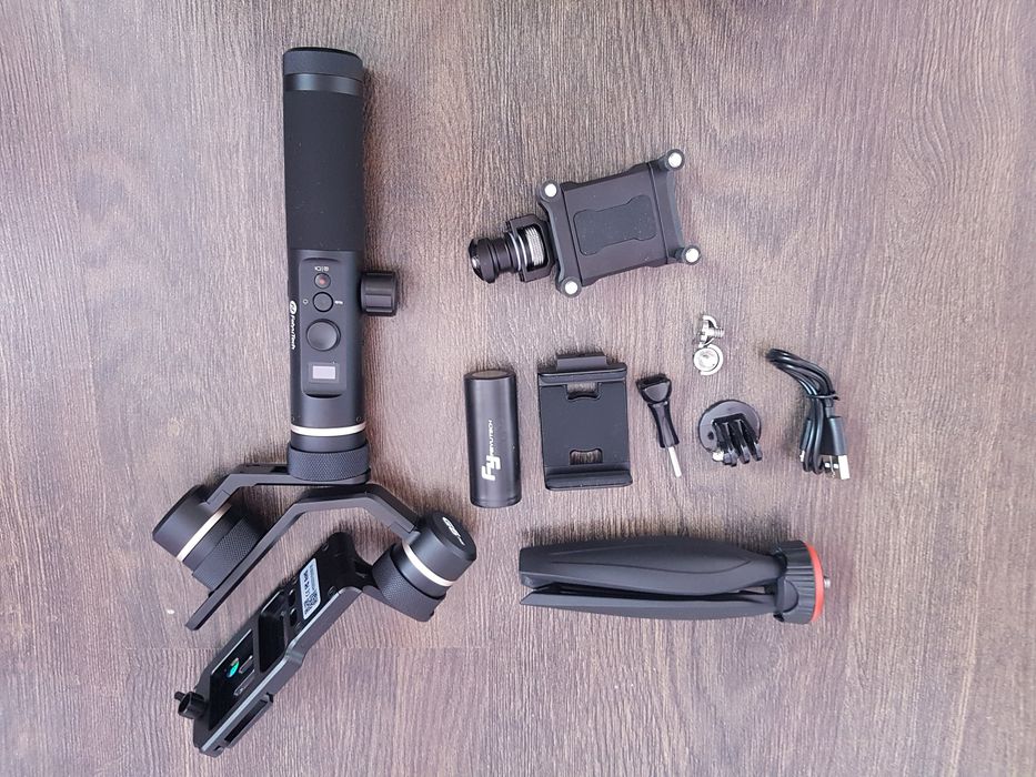 Гимбъл Feiyu Tech G6 plus + стойка за телефон + трипод