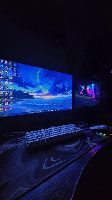 Gaming pc + monitor