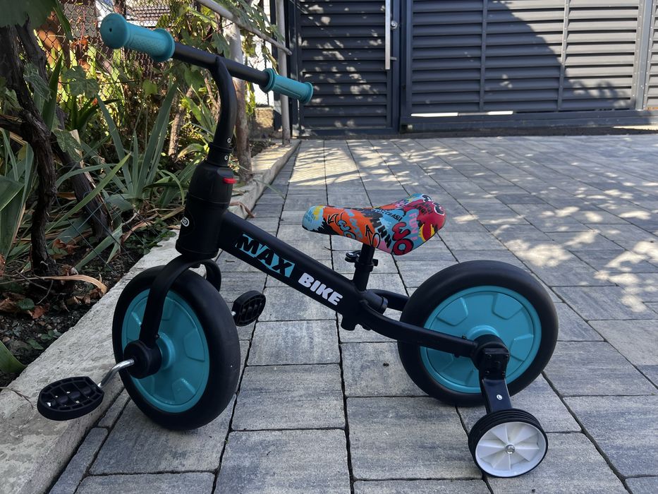 Bicicleta cu roti ajutatoare