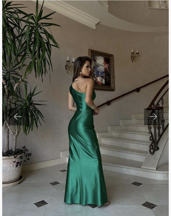 Бална рокля Глория в зелено XS