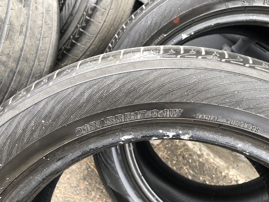 Продам летние шины 215/55/R17