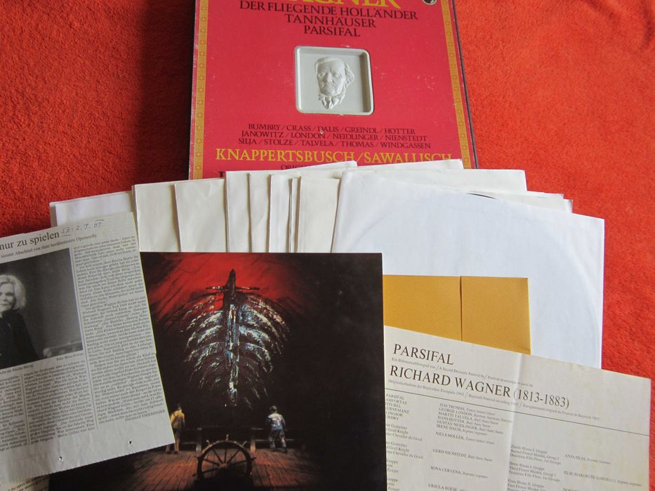 rar Wagner Fliegende Hollander,Tannhauser,Parsifal 11LP  Olanda