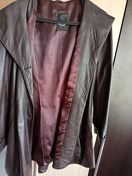 Кожено манто естествена кожа