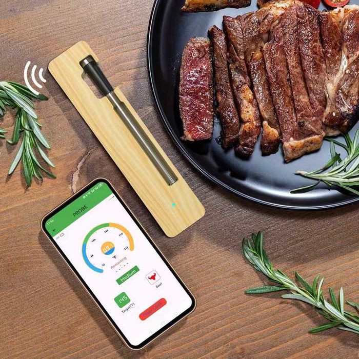 Безжичен термометър за месо - разстояние до 100 метра