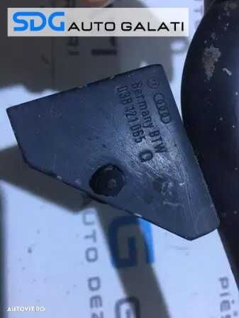 Teava Conducta Metalica Aerisire Racire Apa Audi A3 8L 1.9TDI AGR ALH AHF ASV 1996 - 2003 Cod 038 121 065 Q 038121065Q [V0295]