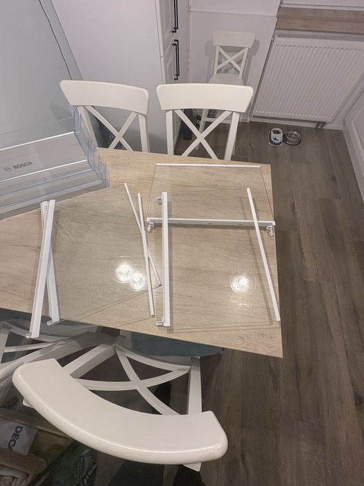 Rafturi si sticle combina frigorifica Bosch