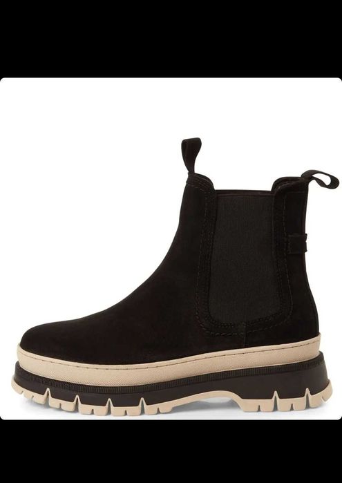 Боти черни велур Tamaris