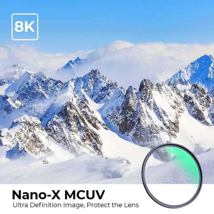 K&F Concept Nano-X UV висококачествен 28-слоен Slim UV филтър