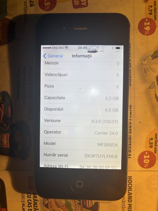 telefon de colectie iphone 4 s