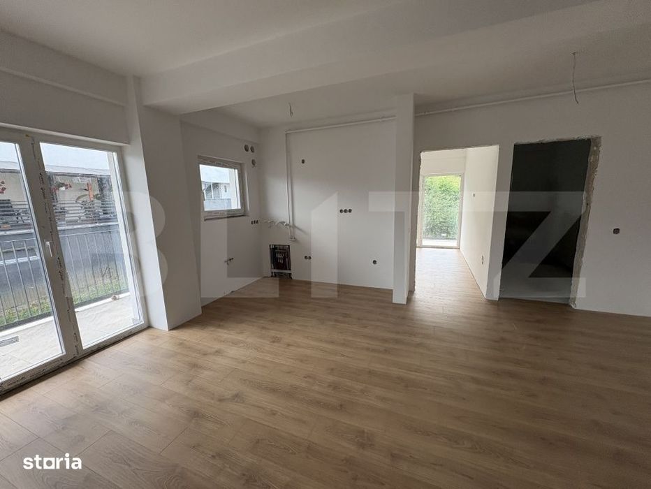 Apartament 2 camere, 46 mp, 2 terase, zona Donath