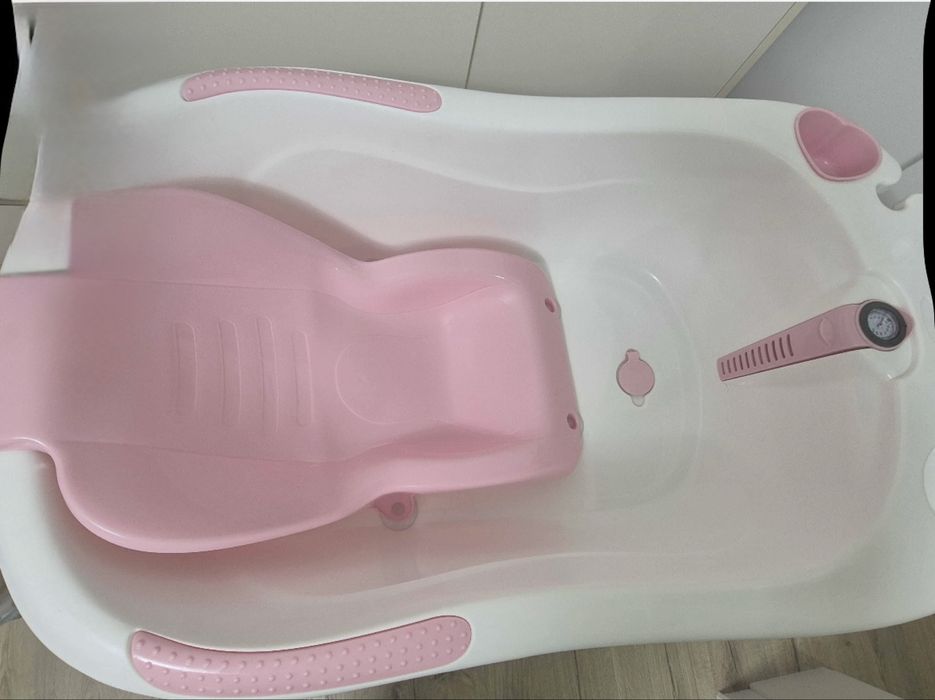 Вана със стойка чиполино + душ за бебе жирафче