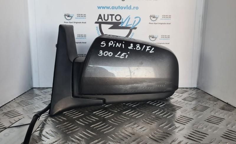 Oglinda gri stanga electrica 5 pini model mare Opel Zafira B Facelift