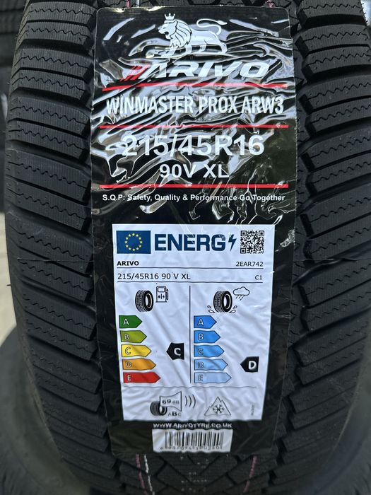 Нови зимни гуми ARIVO ARW 3 215/45R16 90V XL НОВ DOT БОРД 2154516